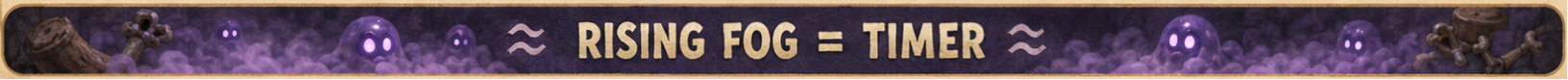 Rising fog = timer